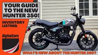 Your Guide to the NEW 2023 Royal Enfield Hunter 350 in Dapper Ash!