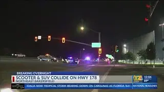 Collision between SUV and Bird scooter rider leaves 1 in critical condition