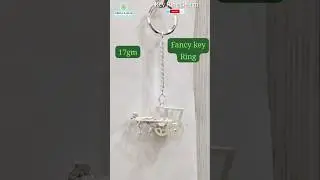 Silver Key Chain Desig😍 #shorts #ytshorts #jewellery #keychain