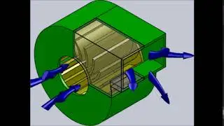 centrifugal fan animation