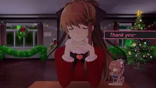 Christmas Eve with monika | Monika after story Mod+ : A DDLC MOD