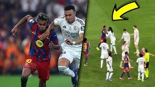 Lamine Yamal vs Real Madrid - Crazy Skills - Barcelona vs Real Madrid 3-2 Highlights Super Copa