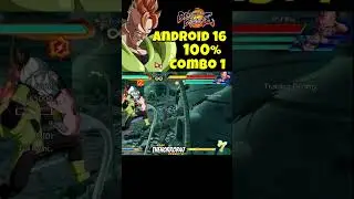 Android 16 INSANE 100% Combo Dragon Ball FighterZ Patch 1.38 Gameplay 🔥 #combos #dragonballfighterz
