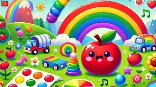 Learn Colors with Fun Rhymes 🌈 | Catchy Educational Song for Kids 🎶