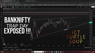 🚨 BANKNIFTY TRAP DAY EXPOSED! 😱 | DAILY TIME FRAME TRAP + ICT TURTLE SOUP ENTRY | THE INDIAN ICT