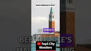 Top 5 Attractions in Venice - Which bridge is this? #shorts