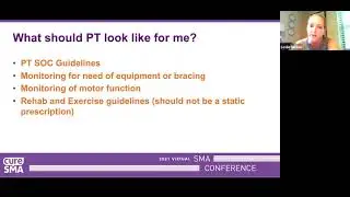 2021 Virtual SMA Conference: Pre-Symptomatic Physical Therapy Considerations