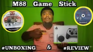 M88 Retro Game Stick Console 4k With PS2 Games | Unboxing & Review #unboxing #review #m88gamestick