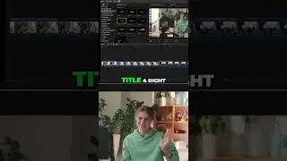 Title Animations made SIMPLE and EASY! #animation #videoediting #finalcutpro #contentcreators