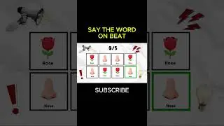 Say The Word on Beat Challenge | PART 15 | Level 1-5 Easy to Insane #saythewordonbeat