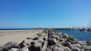 Point Castillo beach at the Santa Barbara Harbor