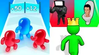 Max Levels Join Blob 3D Vs Giant Rush 3D 😼😽🙂😚👿😻🙊 All New Max Update Mobile Gameplay WE21
