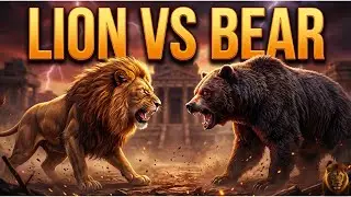 LION VS BEAR | Ancient Temple Battle &ndash; Full Cinematic Realistic Fight