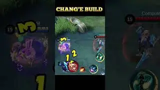 ☑️Chang'e Build Tutorial from Aprome | #mlbbshorts