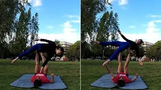 Radium Lady acroyoga machine
