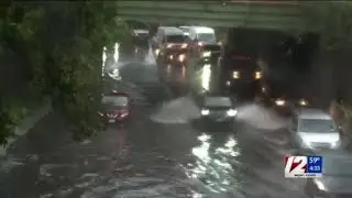 New York City area under state of emergency after storms flood subways, strand people in cars