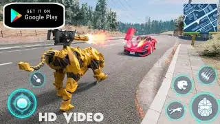 FLYING POLICE ROBOT High Graphics New Play Store Game