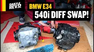 BMW E34 540i DIFF SWAP