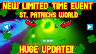 😮HUGE UPDATE!!😮UPDATE 33 ST. PATRICKS WORLD LIMITED EVENT | ROBLOX MINING SIMULATOR 2