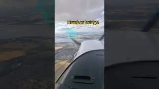 Squashies flying over the Humber bridge