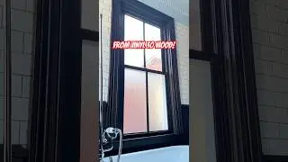 Painting vinyl windows to look like  wood in my cheap Victorian house! @R@RetiqueIt