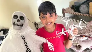 A ghost was blown away by the drone 😂 | Yaatri