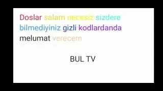 BUL TV [ yazi tv ] melumat (N-4)