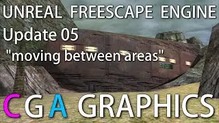 Unreal1 1998 Freescape Engine,CGA graphics-Update 05
