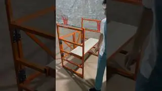 Making s folding scaffold #welding #diy #metalwork