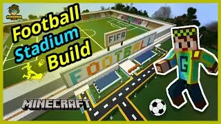 Minecraft: I build a football stadium in minecraft  || খেলা হবে || Gameshan71
