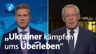 Karl Schlögel über Ukraine: „ Krieg wird nicht nur an der Front entschieden“ | tagesthemen-Interview