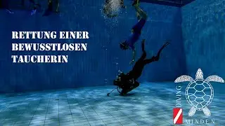 Rettung einer bewusstlosen Taucherin | Training Tauchrettung | Porta Tauch-Club e.V. Minden