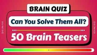 Think & Answer Quiz &ndash; 50 Fun Brain Teasers for Sharp Minds! | Mind Challenge | Quiz