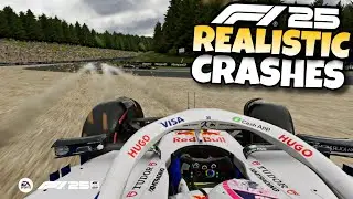 F1 25 REALISTIC CRASHES #8