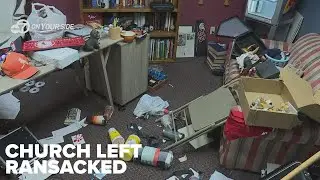 An Arkadelphia church is picking up the peaces after someone broke in and ransacked it