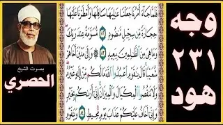 صفحة 231 سورة هود بصوت الحصري - فلما جاء أمرنا جعلنا عاليها سافلها وأمطرنا عليها حجارة من سجيل منضود