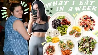 WHAT I EAT IN A WEEK TO LOSE WEIGHT| Healthy, Realistic, Vegan | EATING WHAT I WANT