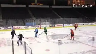 A look at the gorgeous .@PPLCenter in Allentown. The .@LVPhantoms are practicing.