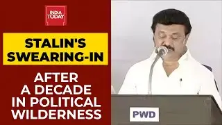 DMK President Mk Stalin Takes Oath As The New Tamil Nadu Chief Minister Along With His 34 Ministers