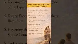 MOST PEOPLE MISUNDERSTAND FINANCIAL FREEDOM #finance #motivation #shorts