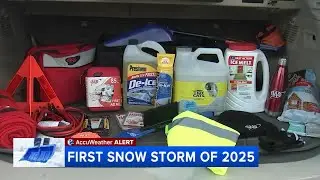 1st winter storm of 2025: How to be prepared