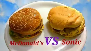 McDonald's vs Sonic Taste Test Mukbang
