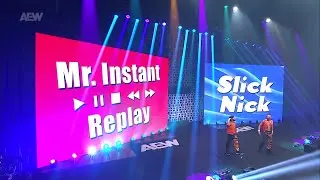 The Young Bucks (Mr. Instant Replay & Slick Nick) Entrance - AEW Dynamite, August 13, 2025