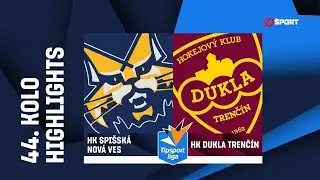44. kolo: HK Spišská Nová Ves - Dukla Trenčín 3:2 pp (0:0, 2:1, 0:1 - 1:0)