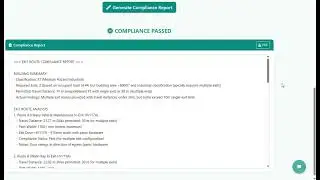 AI-Assisted Building Code Compliance Reviewer - NBC 2020 Exiting
