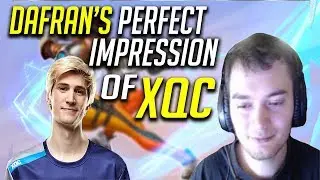 DAFRAN DOES PERFECT XQC IMPRESSION - Overwatch Funny Moments ep 17