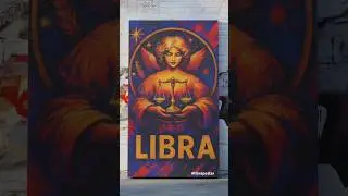 Libra Graffiti Poster ⚖️ | Zodiac Wall Art #Libra #ZodiacArt #GraffitiPoster #WallArt #AstrologyArt