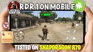 Red Dead Redemption ROCKSTAR Edition (ANDROID/MOBILE) Gameplay On iQOO neo 6 Snapdragon 870 60Fps!🔥