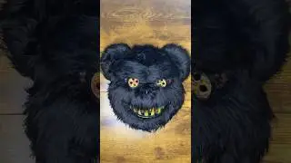 I repainted a Mask like Monster Bear! 💀🎨 #diy #painting #halloween #art #zoonomaly #mask