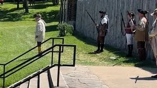 Fort Harrod 2024 settlement and raid reenactment